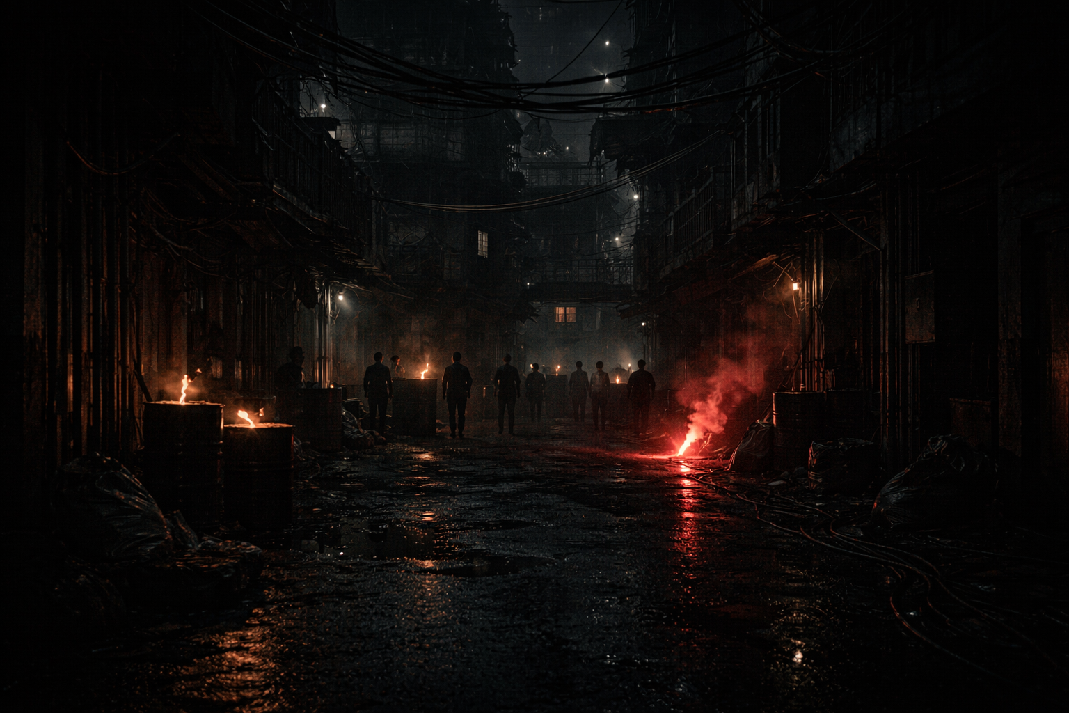 Ashima industrial alley temporary filler visual